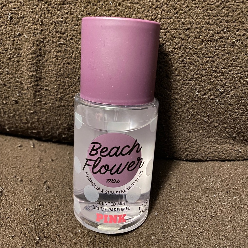 Pink Victoria’s Secret beach flower mist